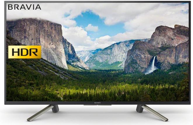 Sony Bravia KDL43WF663 43-Inch Full HD HDR Smart TV with Freeview Play, Black